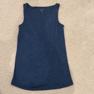 Navy blue maternity tank top